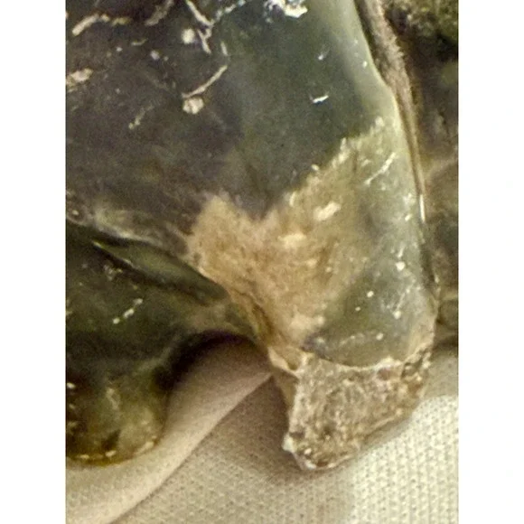 Vintage Hand Carved Soapstone Bear Seal Figurine Seated Intuit Stone Sculpture - Picture 3 of 11